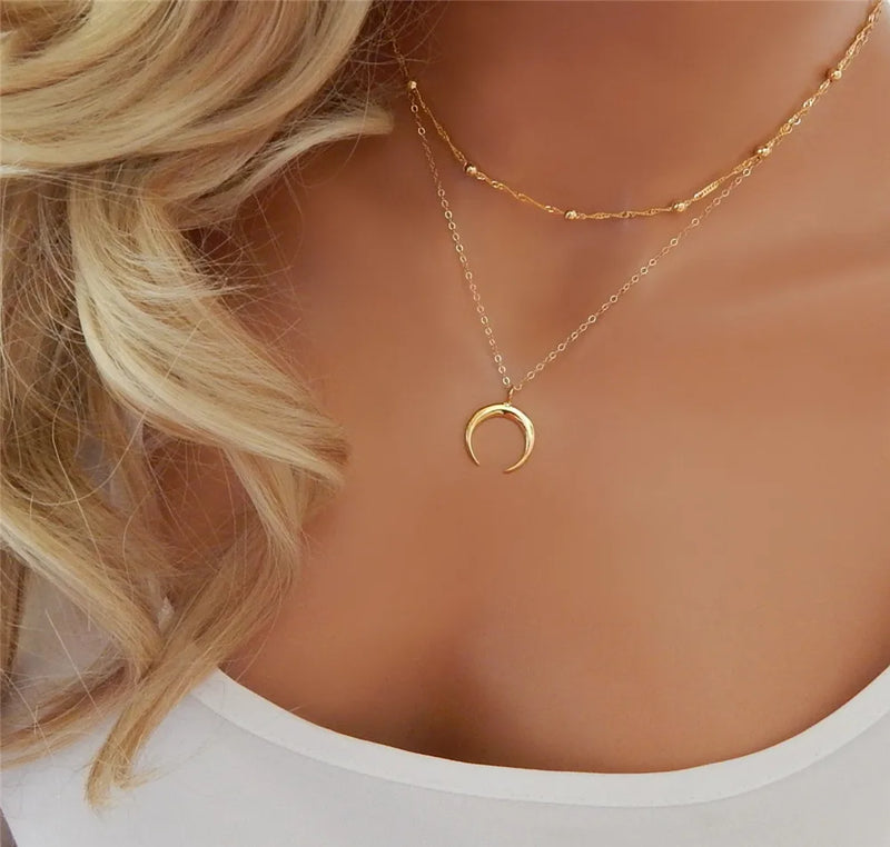 Crescent Horn Necklace