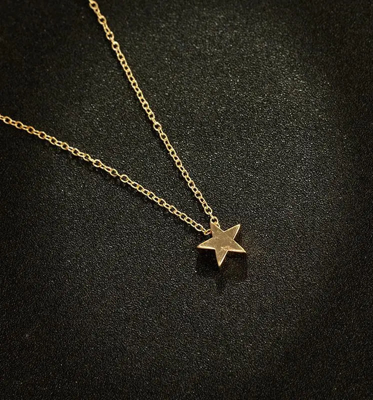 Star Pendant Clavicle Necklace