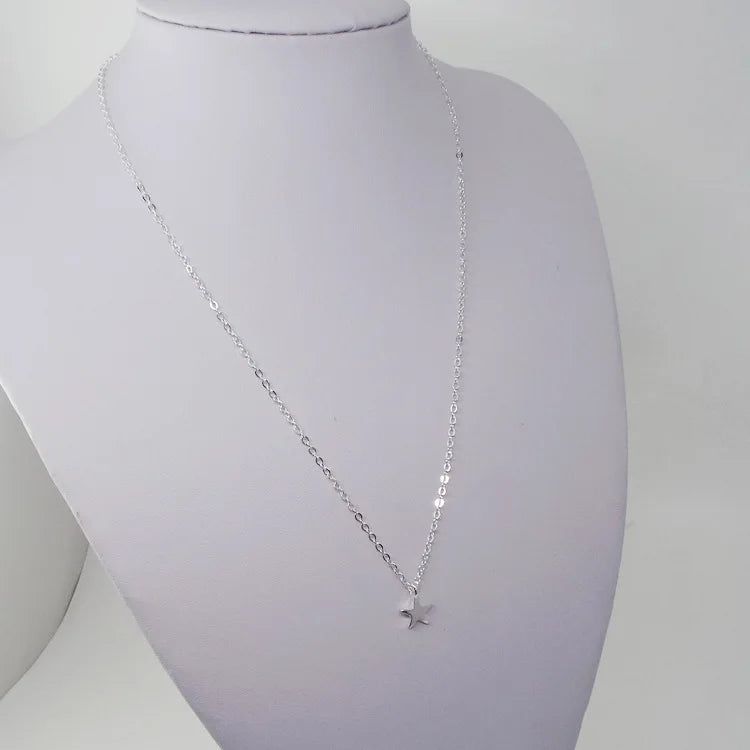 Star Pendant Clavicle Necklace