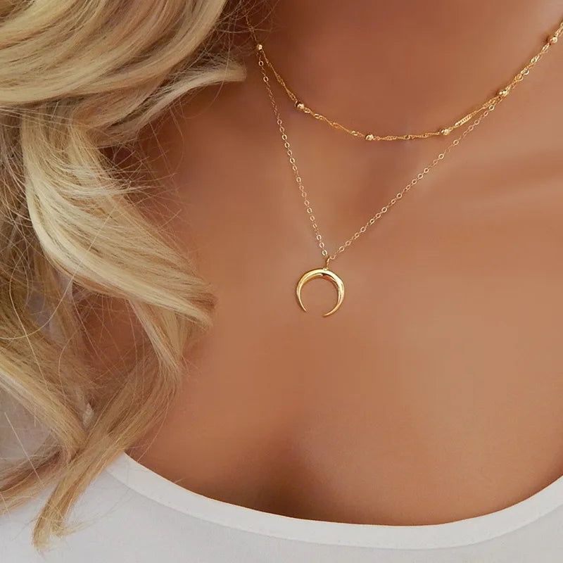 Crescent Horn Necklace