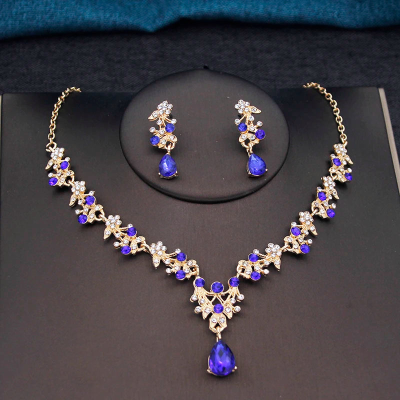 Water Drop Bridal Jewelry Set
