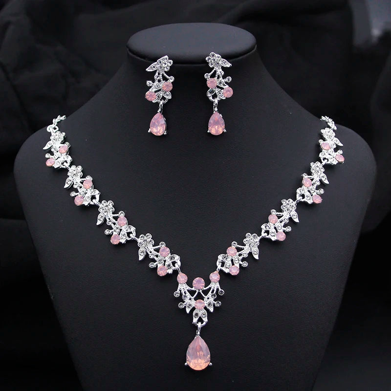 Water Drop Bridal Jewelry Set