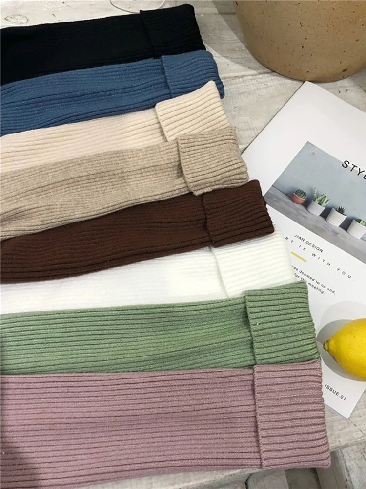 Slim Knit Turtleneck Sweater