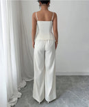 Noa Chic Two-Piece Vest & Pants Set