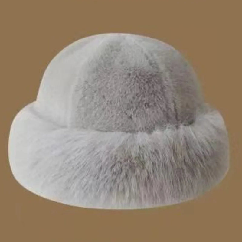 Fluffy Fur Bucket Hat