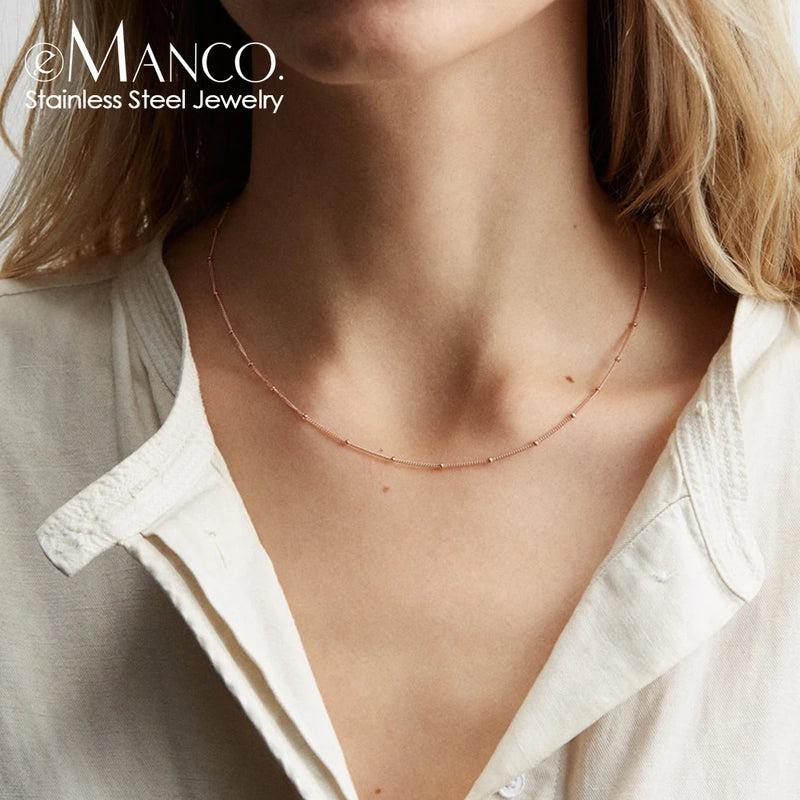 Gold Stainless Steel Chain Choker