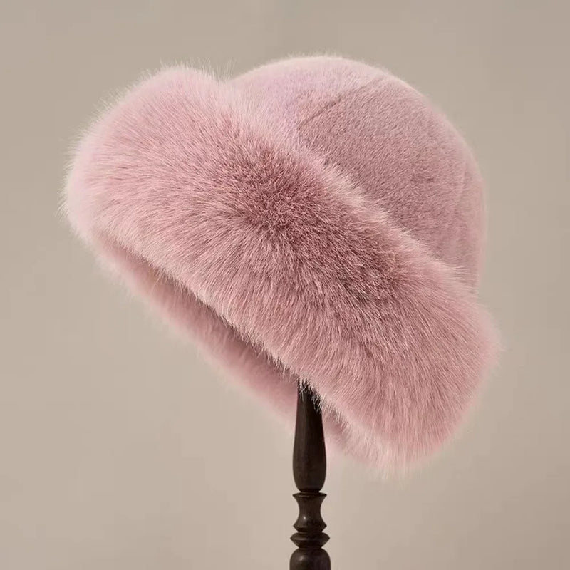 Fluffy Fur Bucket Hat
