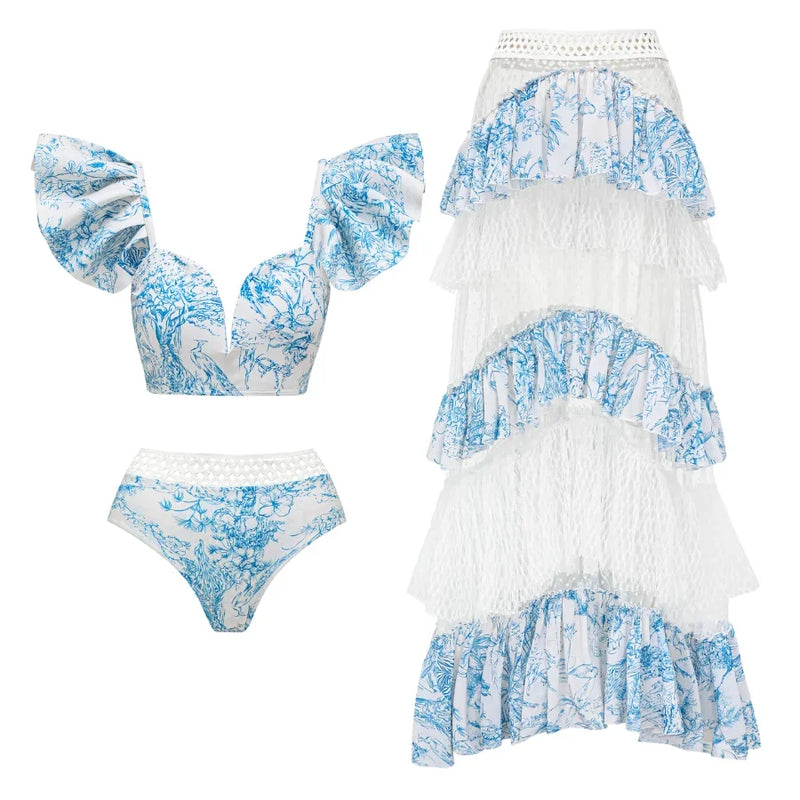 Aurora Net Splice Swimwear