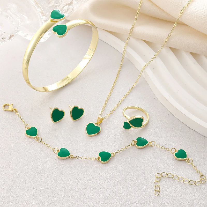 Plum Blossom Jewelry Set (4 pcs)