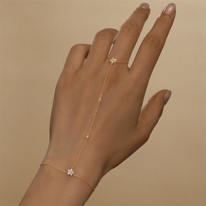 Sterling Silver Zircon Tennis Bracelet
