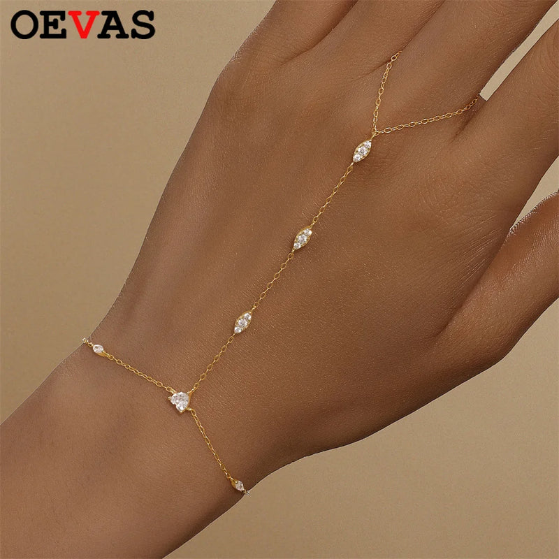 Sterling Silver Zircon Tennis Bracelet