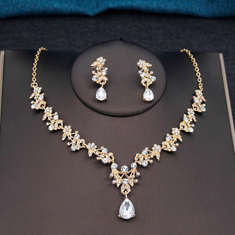 Water Drop Bridal Jewelry Set