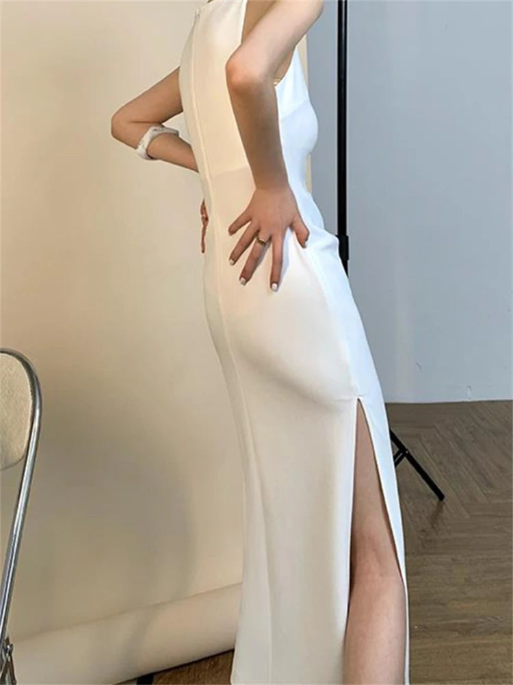 Spaghetti Strap Midi Dress
