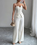 Noa Chic Two-Piece Vest & Pants Set