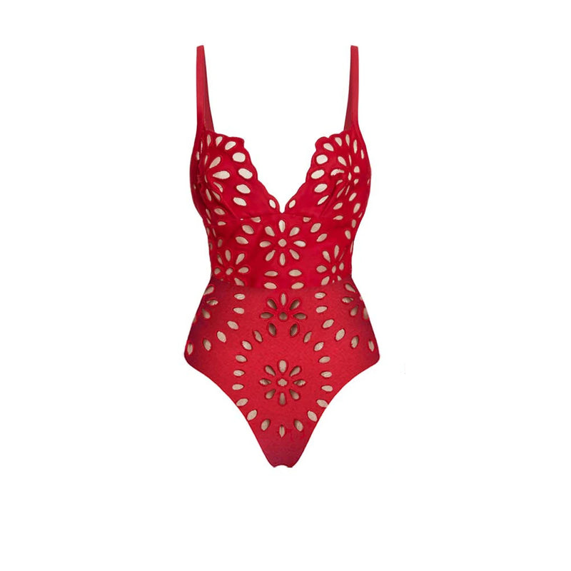 High-Waist One-Piece Swimsuit