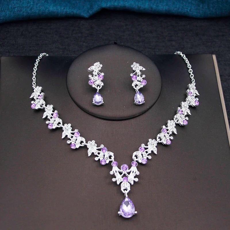 Water Drop Bridal Jewelry Set