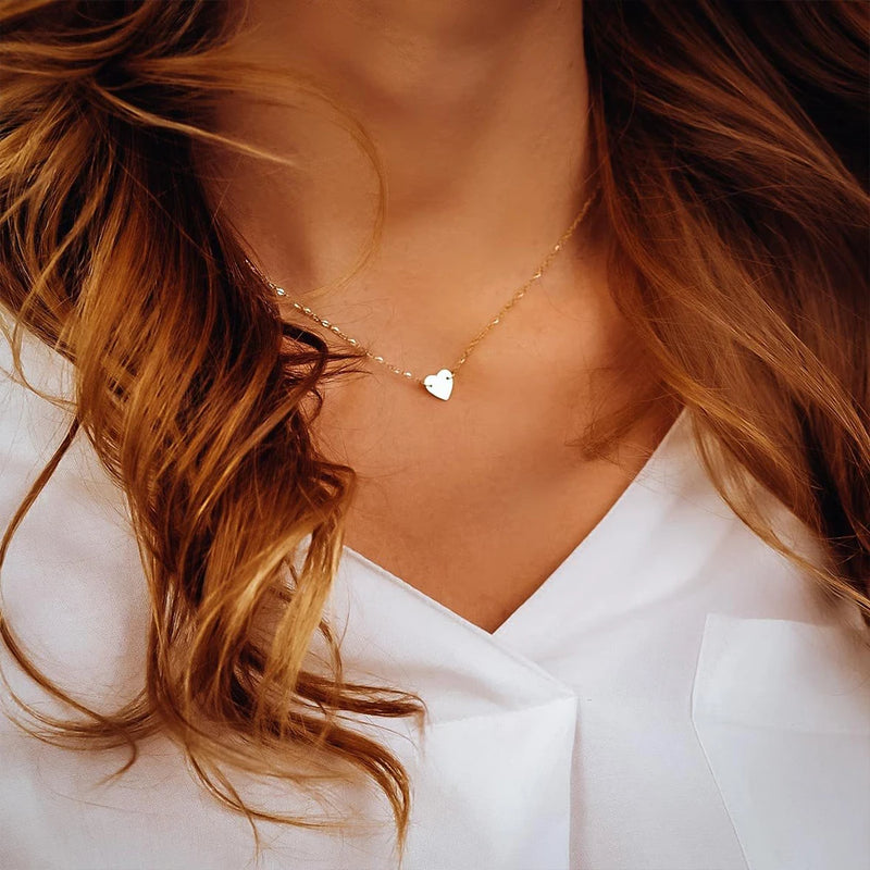 LOVE Heart Choker Necklace