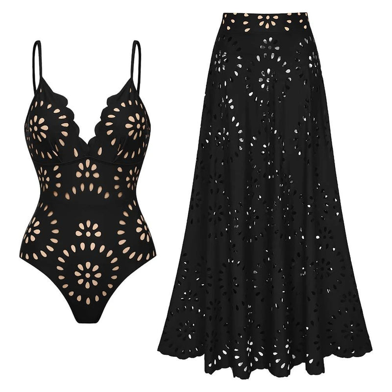 High-Waist One-Piece Swimsuit