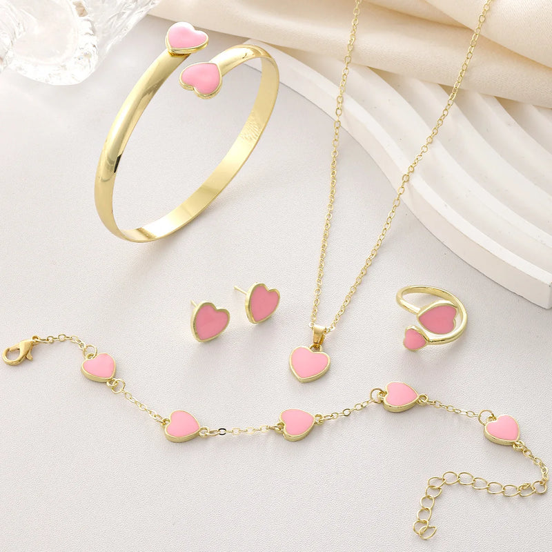 Plum Blossom Jewelry Set (4 pcs)