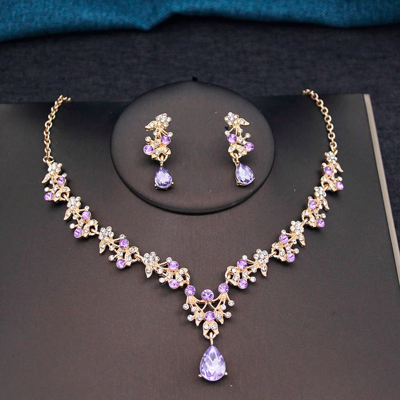 Water Drop Bridal Jewelry Set