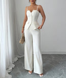 Noa Chic Two-Piece Vest & Pants Set