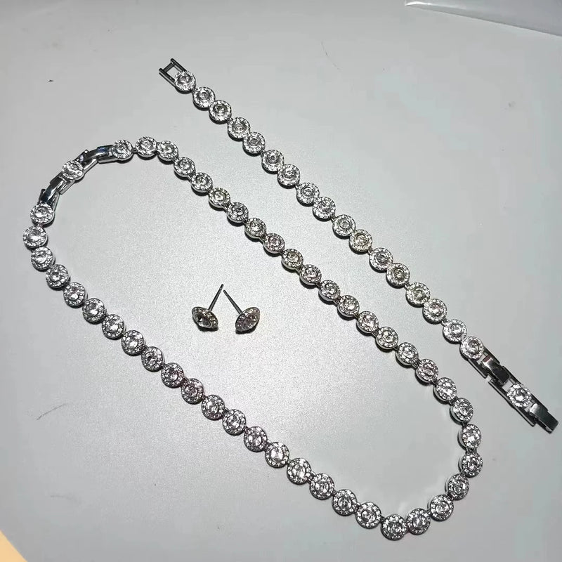Dazzling Crystal Jewelry Set