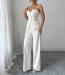 Noa Chic Two-Piece Vest & Pants Set