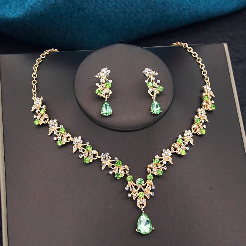 Water Drop Bridal Jewelry Set