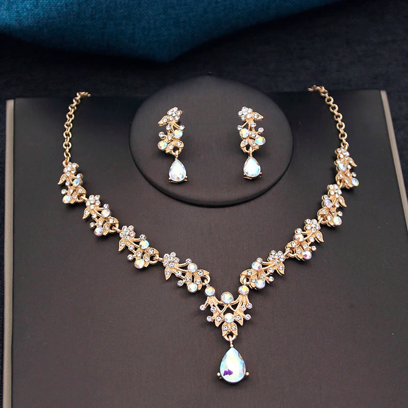 Water Drop Bridal Jewelry Set