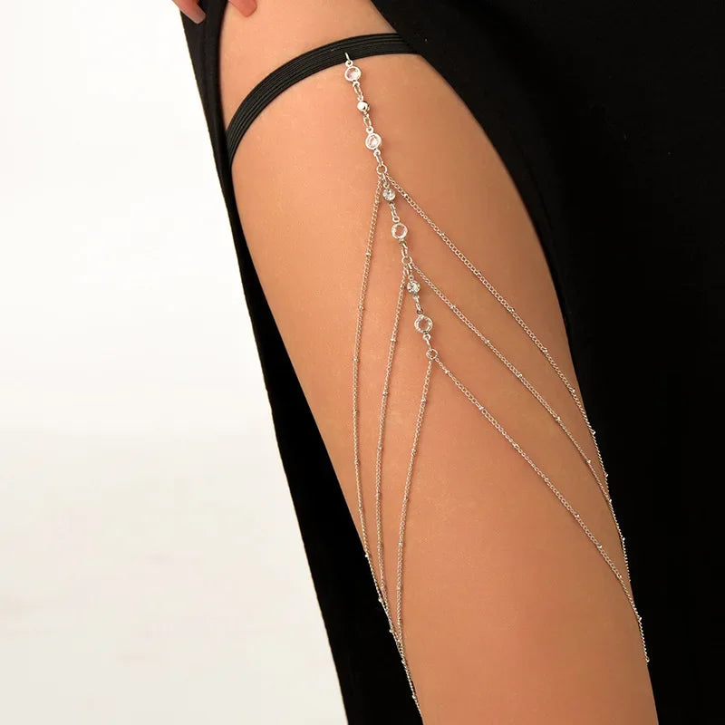 Boho Double Layer Thigh Chain