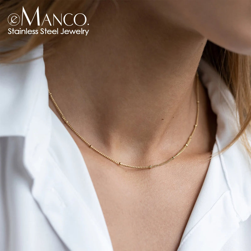 Gold Stainless Steel Chain Choker