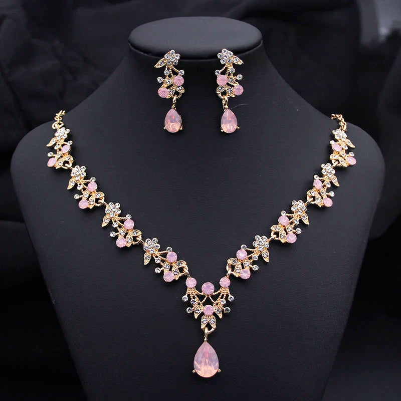 Water Drop Bridal Jewelry Set