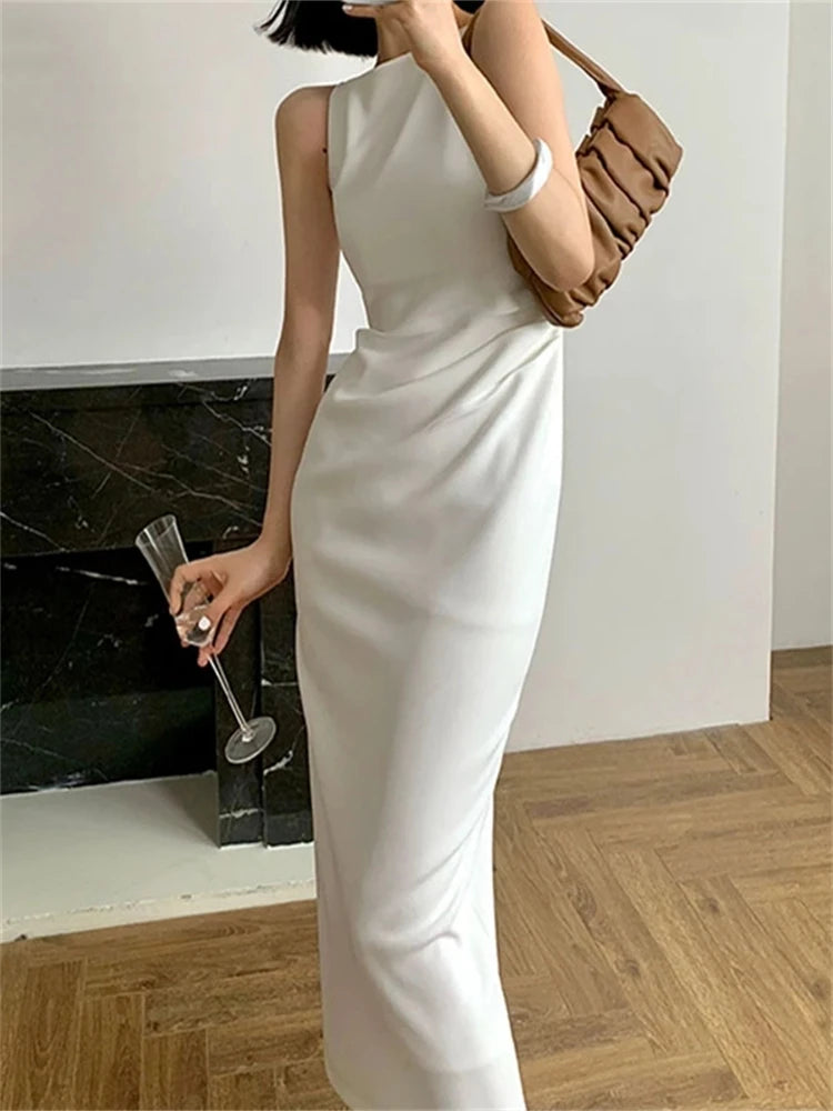 Spaghetti Strap Midi Dress