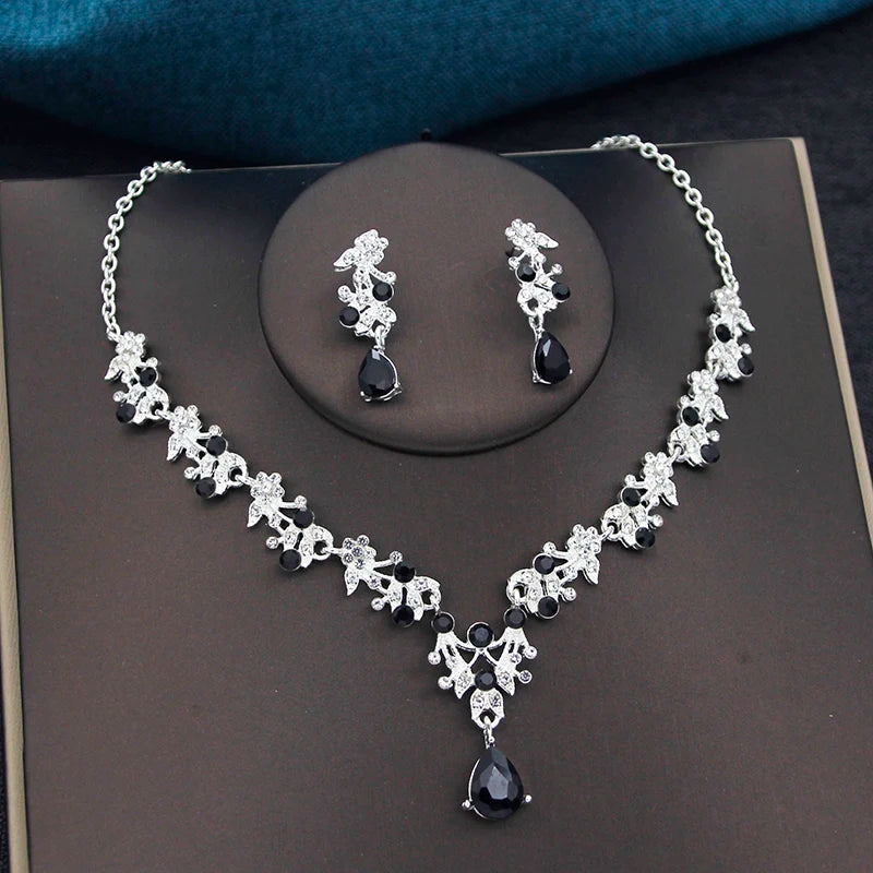 Water Drop Bridal Jewelry Set