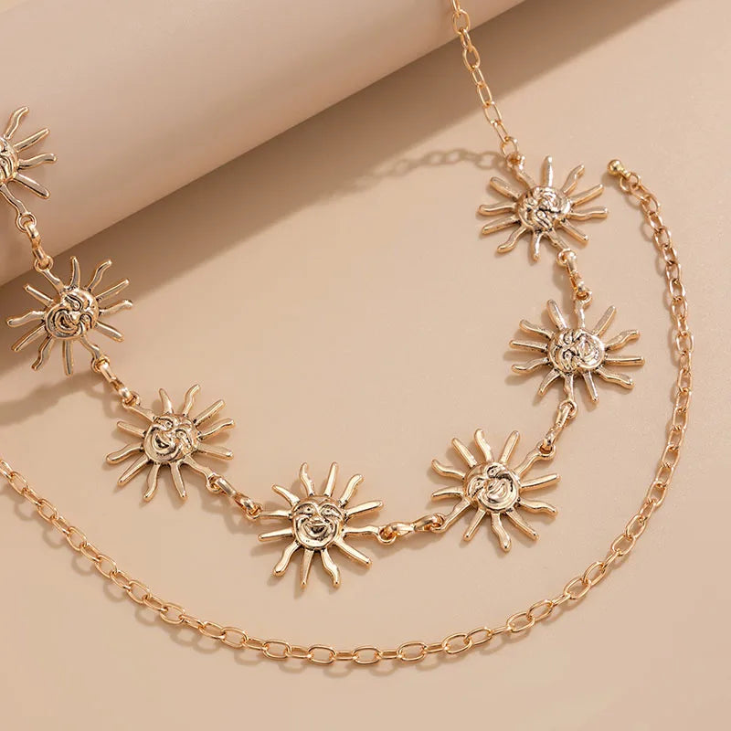 Boho Golden Sun Waist Chain