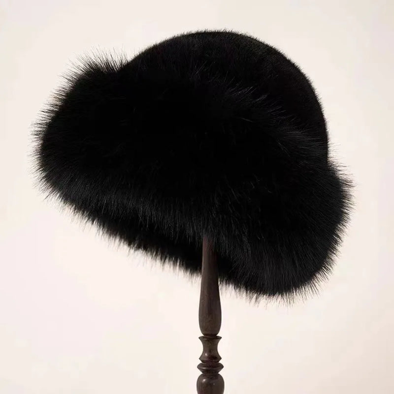 Fluffy Fur Bucket Hat