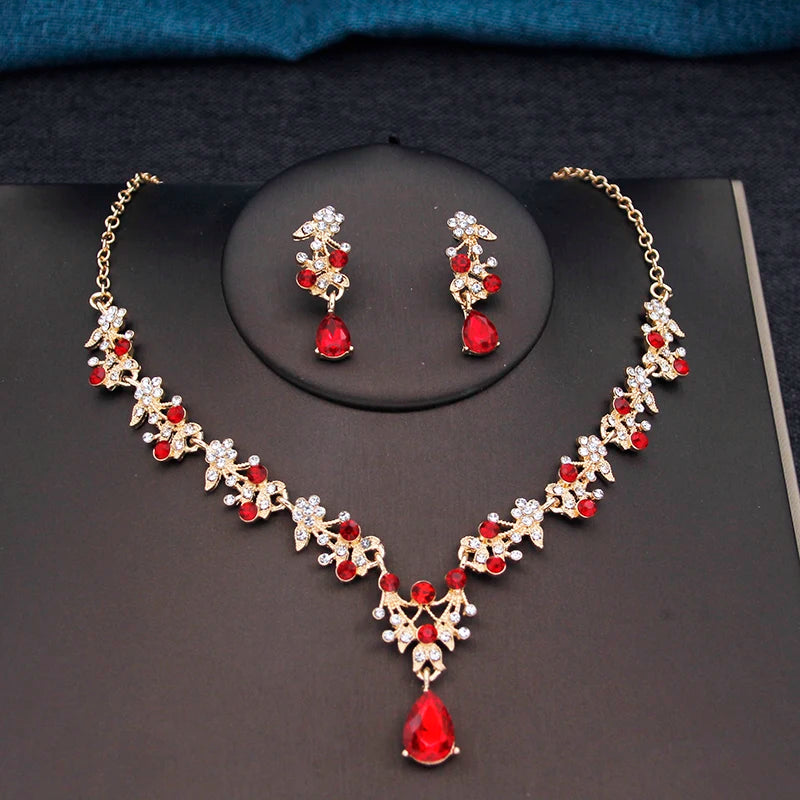 Water Drop Bridal Jewelry Set