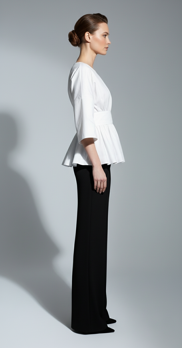 Amira Backless Cotton Top