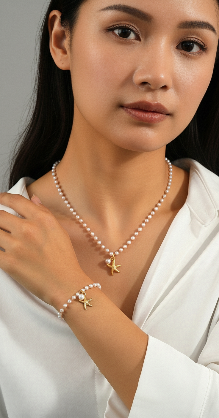 Marina Ocean Charm Necklace