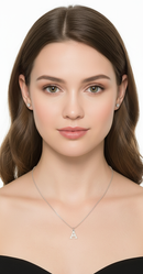 Initial Letter Pendant Necklace