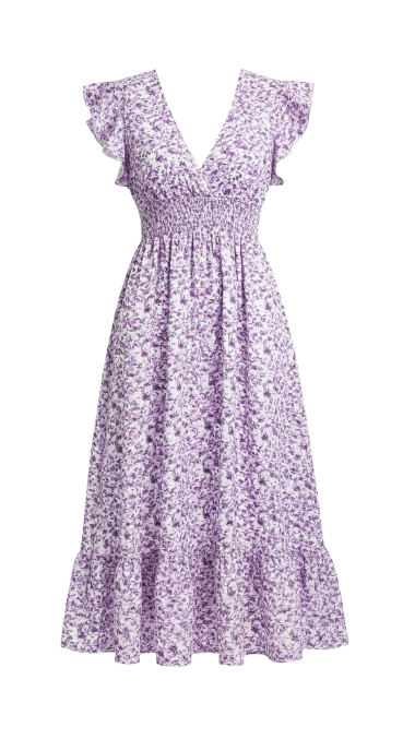 Ivy Irregular Floral Dress