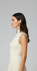 Elena Pleated Maxi Dress