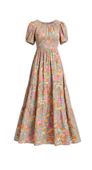 Amélie Floral Maxi Dress