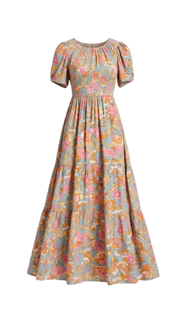 Amélie Floral Maxi Dress