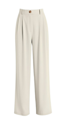 Clara Wide-Leg Suit Pants