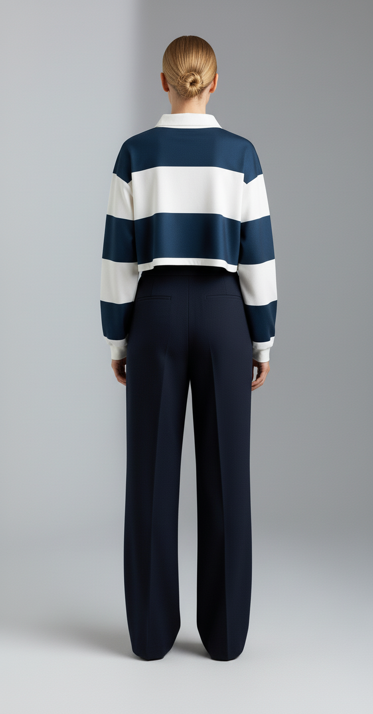 Arielle Rainbow Polo Sweatshirt