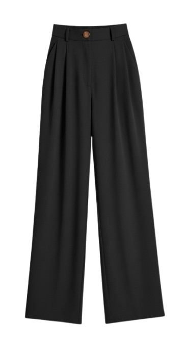 Clara Wide-Leg Suit Pants