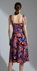 Elisa Printed Button Dress