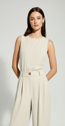 Clara Wide-Leg Suit Pants