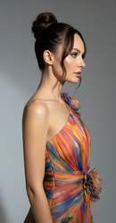 Lyra Off-Shoulder Mesh Dres